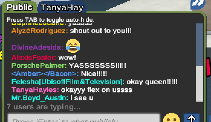 Afrotech feedback from event chat box